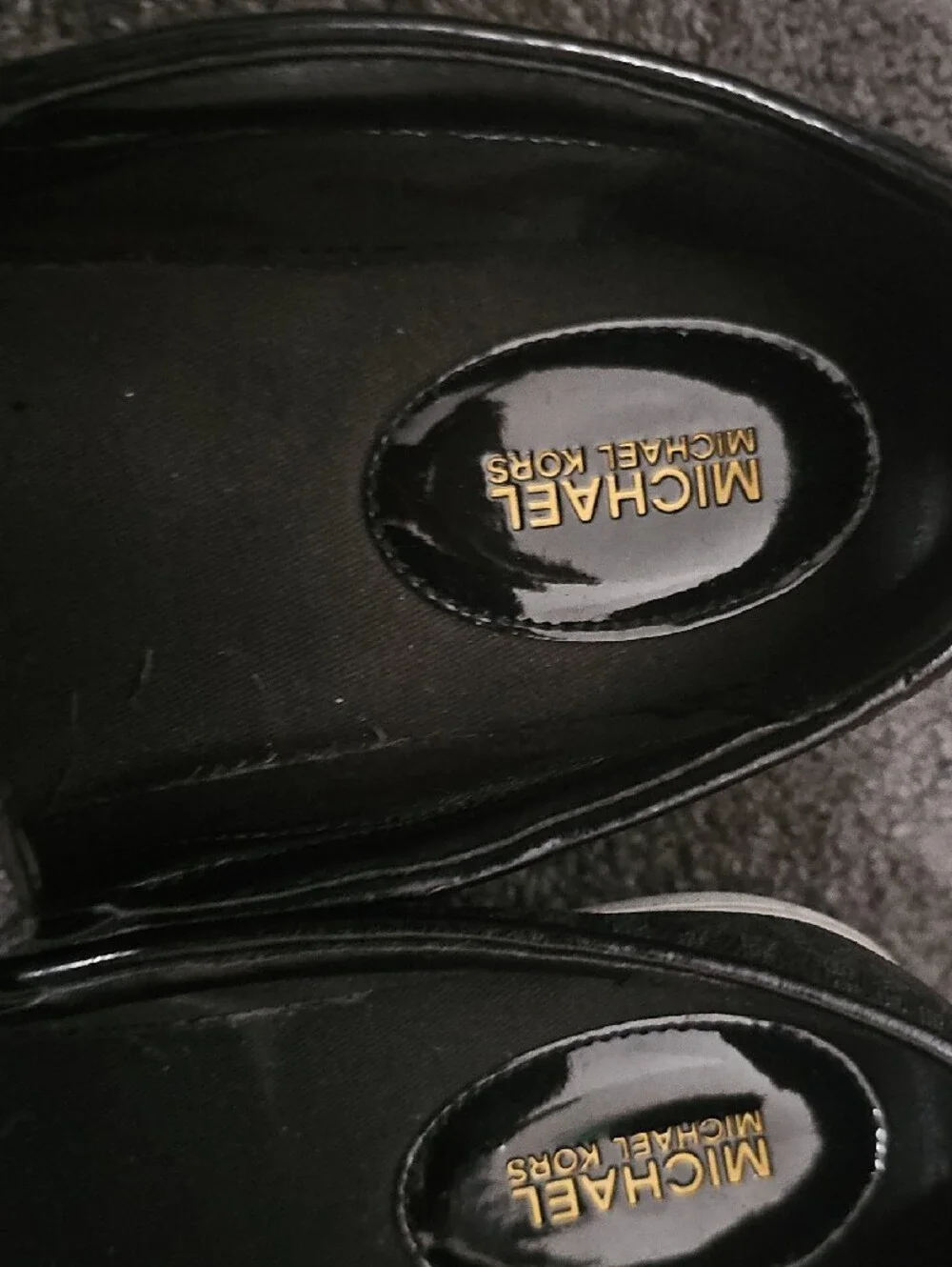 Michael Kors Men’s Black MK Logo Slip-On Sneakers
